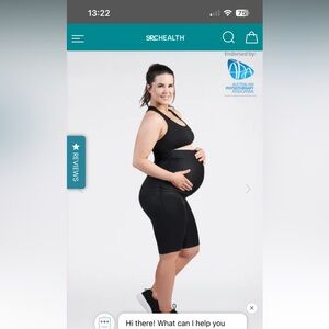 Compression pregnancy/maternity shorts